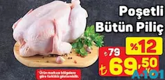 POŞETLİ BÜTÜN PİLİÇ KG POŞETLİ BÜTÜN PİLİÇ KG